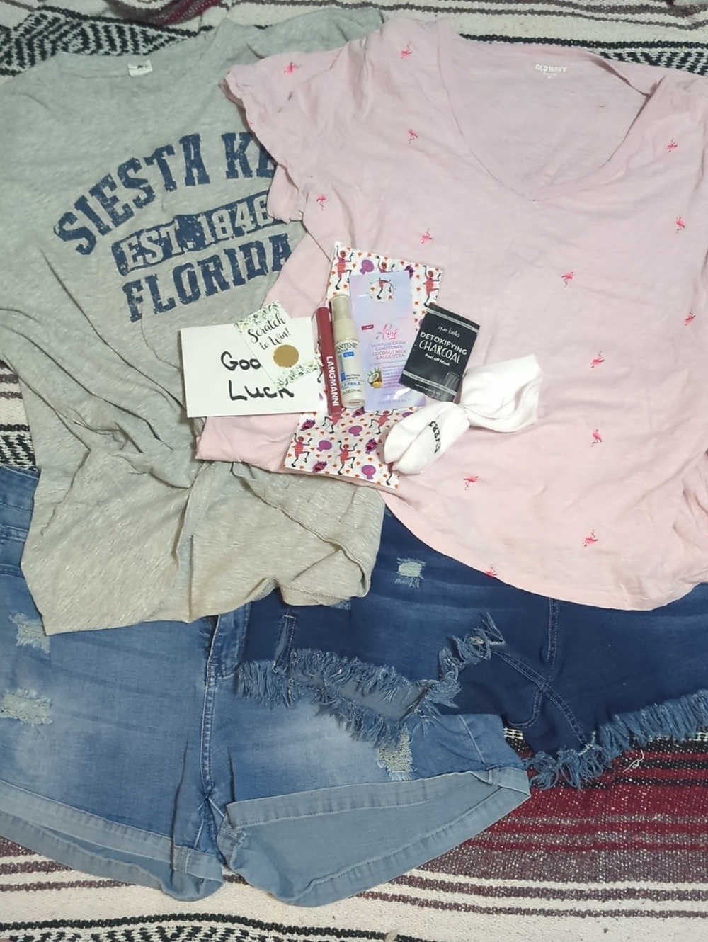#0207 Old Navy Destructed Shorts Combo